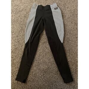Kerrits Black and White Houndstooth Leggings